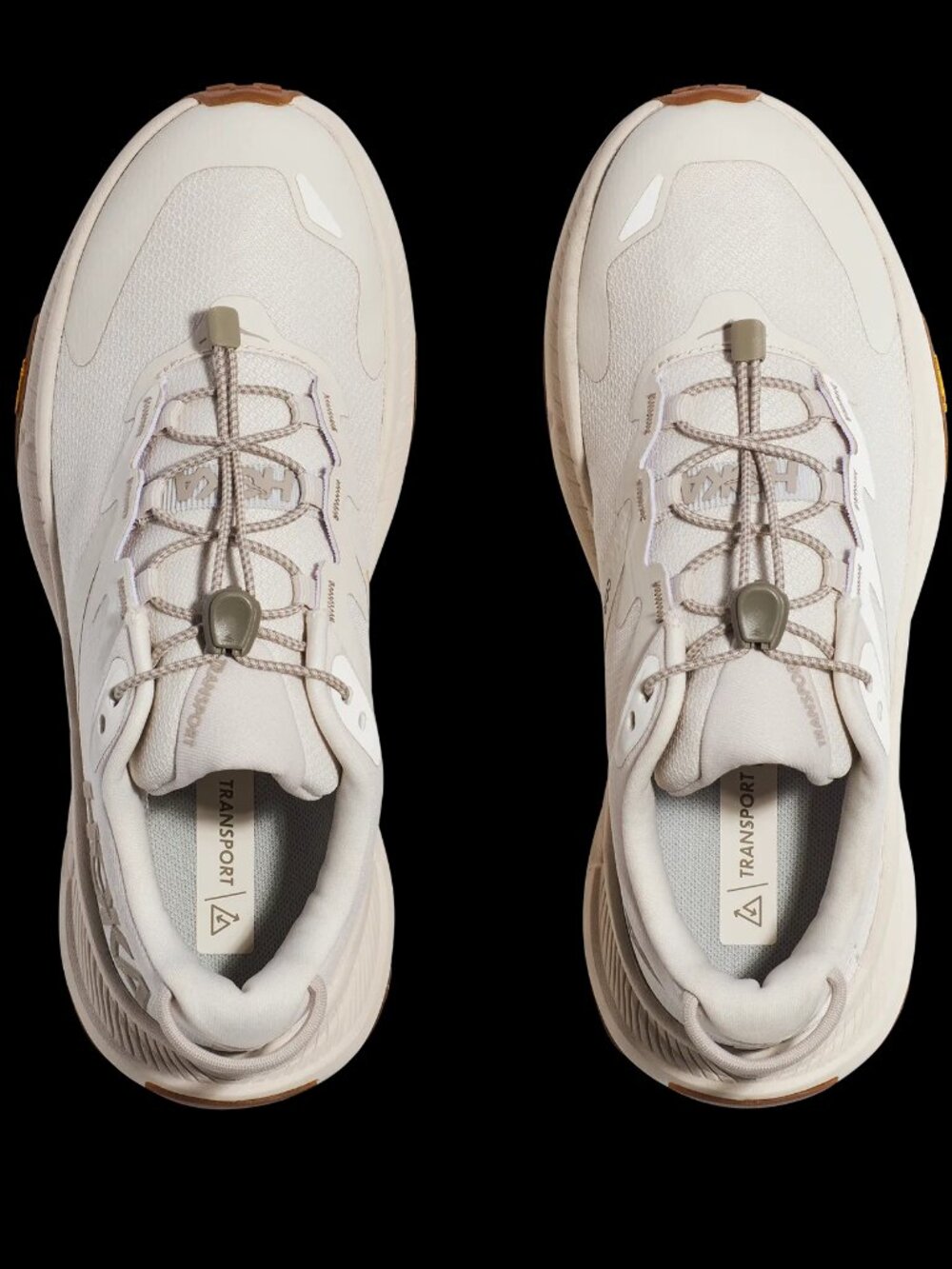 NEW! Hoka Women's Transport Sneaker, Eggnog/Eggnog, Size 9B